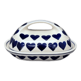 Butter Dish, Fancy, 5" x 7" in "Whole Hearted" by Manufaktura | M077T-SEDU