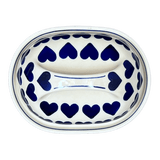 Butter Dish, Fancy, 5" x 7" in "Whole Hearted" by Manufaktura | M077T-SEDU