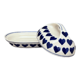 Butter Dish, Fancy, 5" x 7" in "Whole Hearted" by Manufaktura | M077T-SEDU
