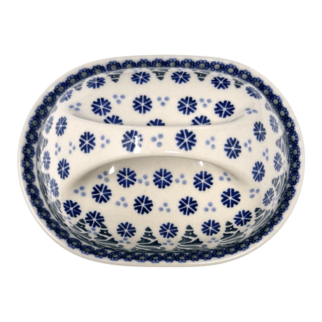 Butter Dish, Fancy, 5" x 7" in "Snowy Pines" by Manufaktura | M077T-U22
