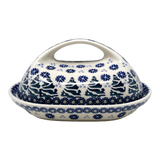 Butter Dish, Fancy, 5" x 7" in "Snowy Pines" by Manufaktura | M077T-U22