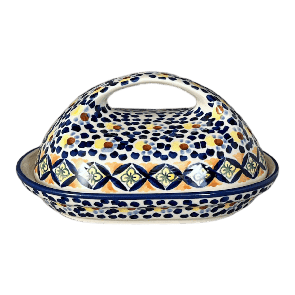 Butter Dish, Fancy, 5" x 7" in "Kaleidoscope" by Manufaktura | M077U-ASR