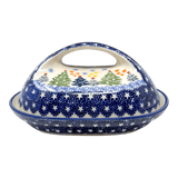 Butter Dish, Fancy, 5" x 7" in "Festive Forest" by Manufaktura | M077U-INS6