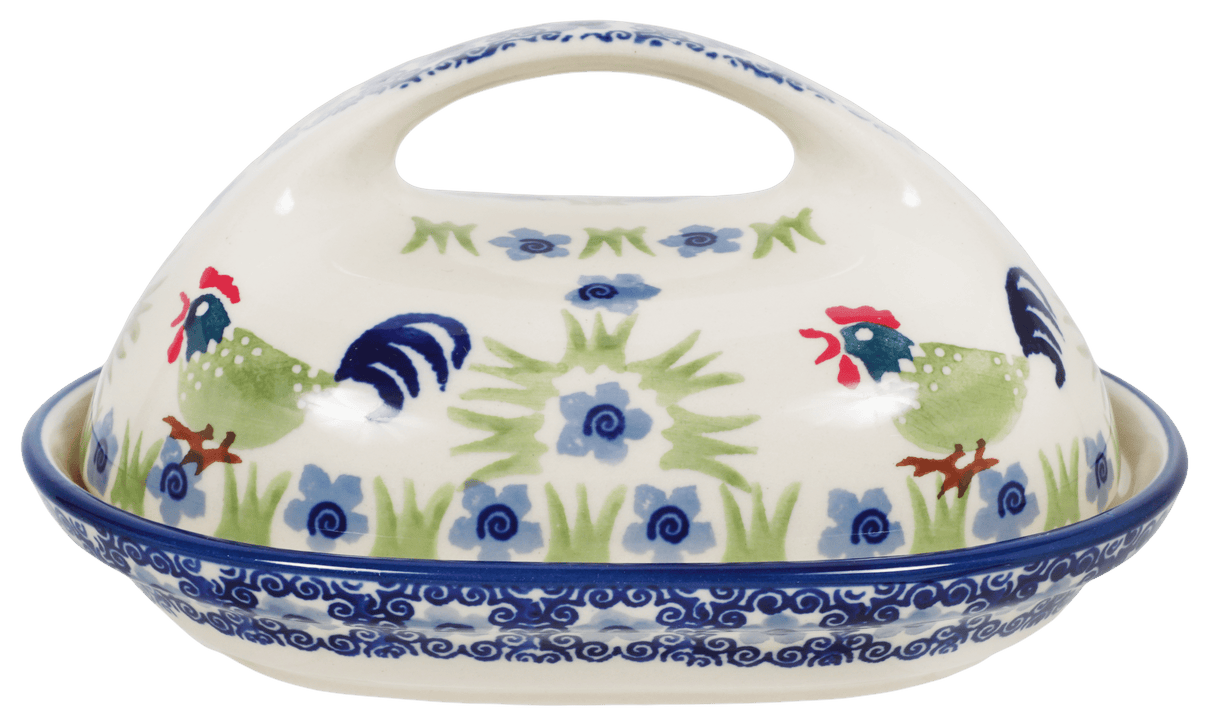 Butter Dish, Fancy, 5" x 7" in "Rise & Shine" by Manufaktura | M077U-P319
