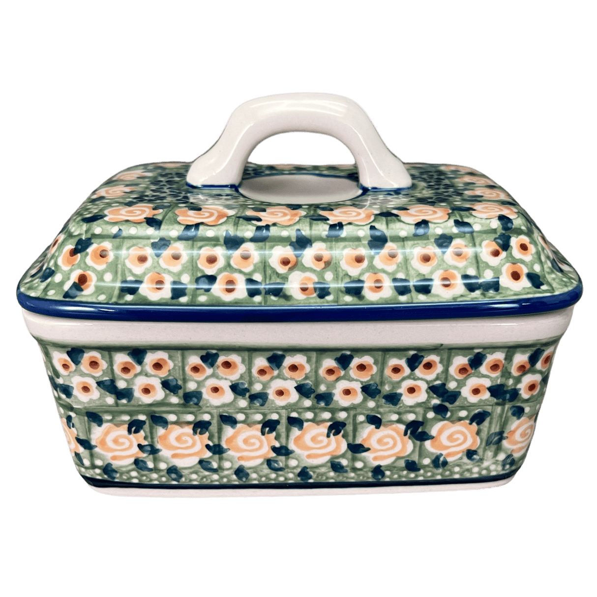 Butter Box, 5.75" x 4.25" in "Perennial Garden" by Manufaktura | M078S-LM
