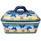 Butter Box, 5.75" x 4.25" in "Butterflies in Flight" by Manufaktura | M078S-WKM