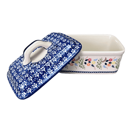 Butter Box, 5.75" x 4.25" in "Floral Garland" by Manufaktura | M078U-AD01