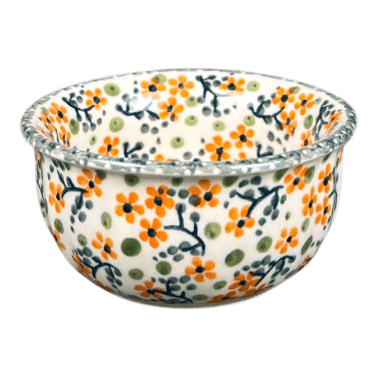 Bowl, Round, 3.5" in "Peach Blossoms" by Manufaktura | M081S-AS46