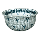 Bowl, Round, 3.5" in "Baby Blue Blossoms" by Manufaktura | M081S-JS49