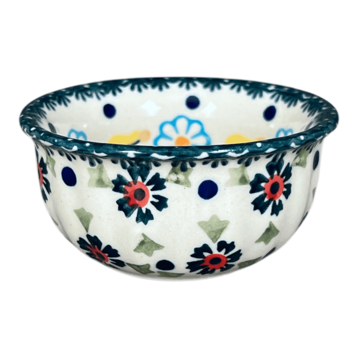 Bowl, Round, 3.5" in "Lady Bugs" by Manufaktura | M081T-IF45