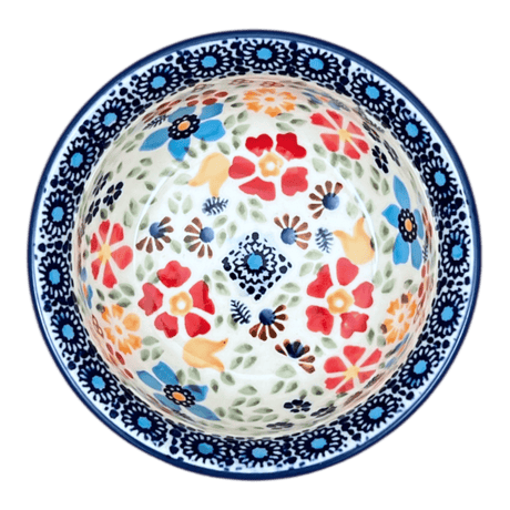 Bowl, Round, 4.5" in "Festive Flowers" by Manufaktura | M082S-IZ16