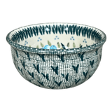 Bowl, Round, 4.5" in "Baby Blue Blossoms" by Manufaktura | M082S-JS49