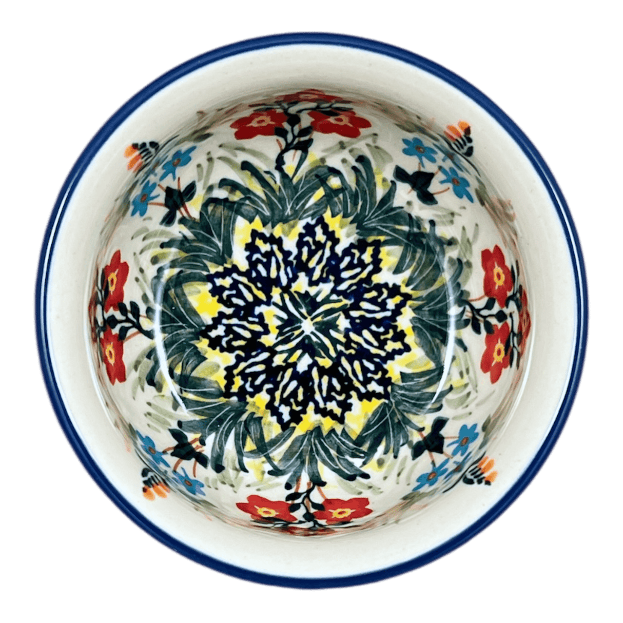 Bowl, Round, 4.5" in "Bundled Bouquets" by Manufaktura | M082S-JZ33