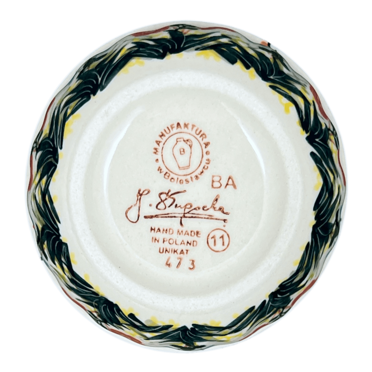 Bowl, Round, 4.5" in "Bundled Bouquets" by Manufaktura | M082S-JZ33