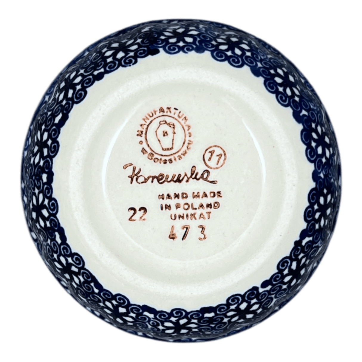 Bowl, Round, 4.5" in "Burning Thistle" by Manufaktura | M082S-P270