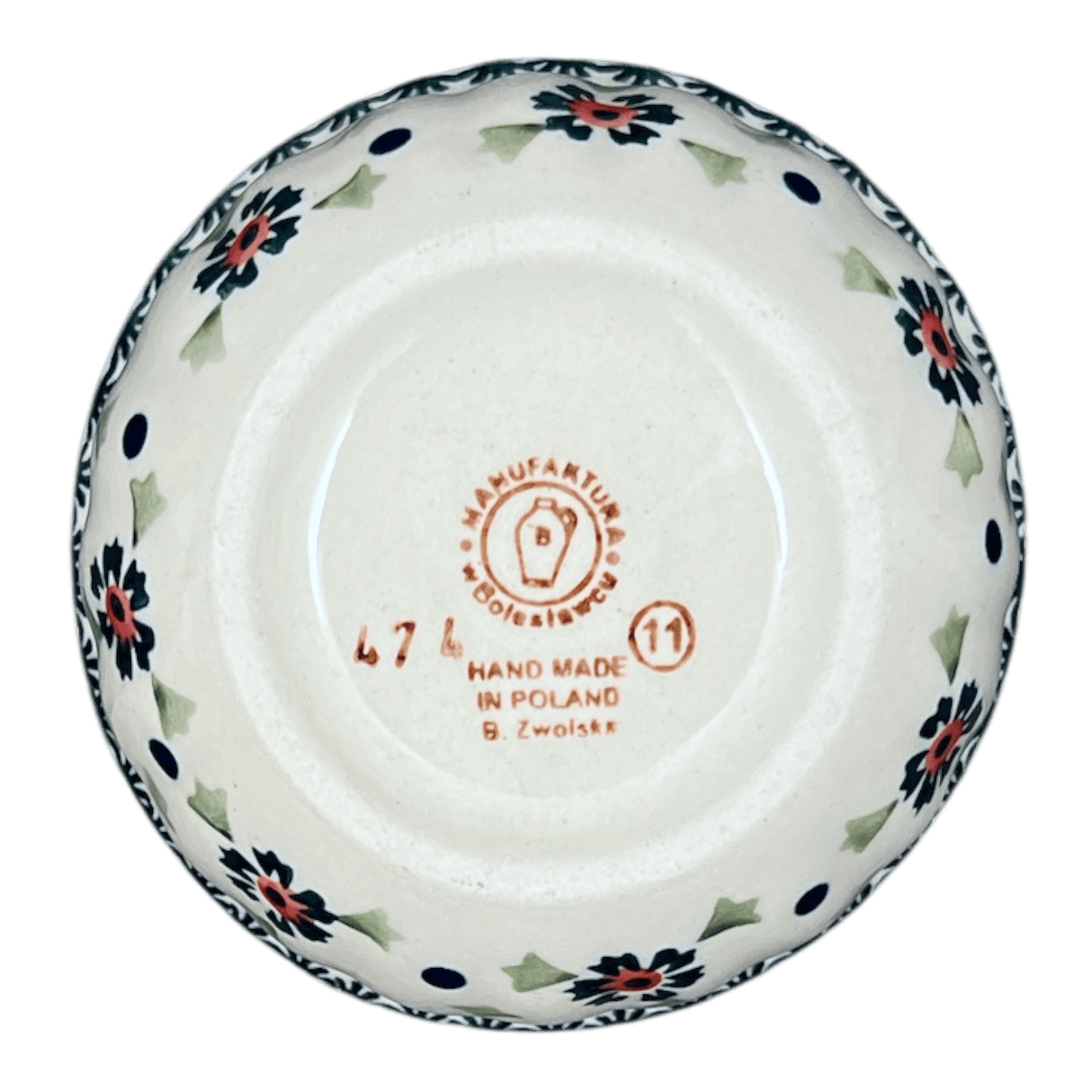 Bowl, Round, 4.5" in "Lady Bugs" by Manufaktura | M082T-IF45