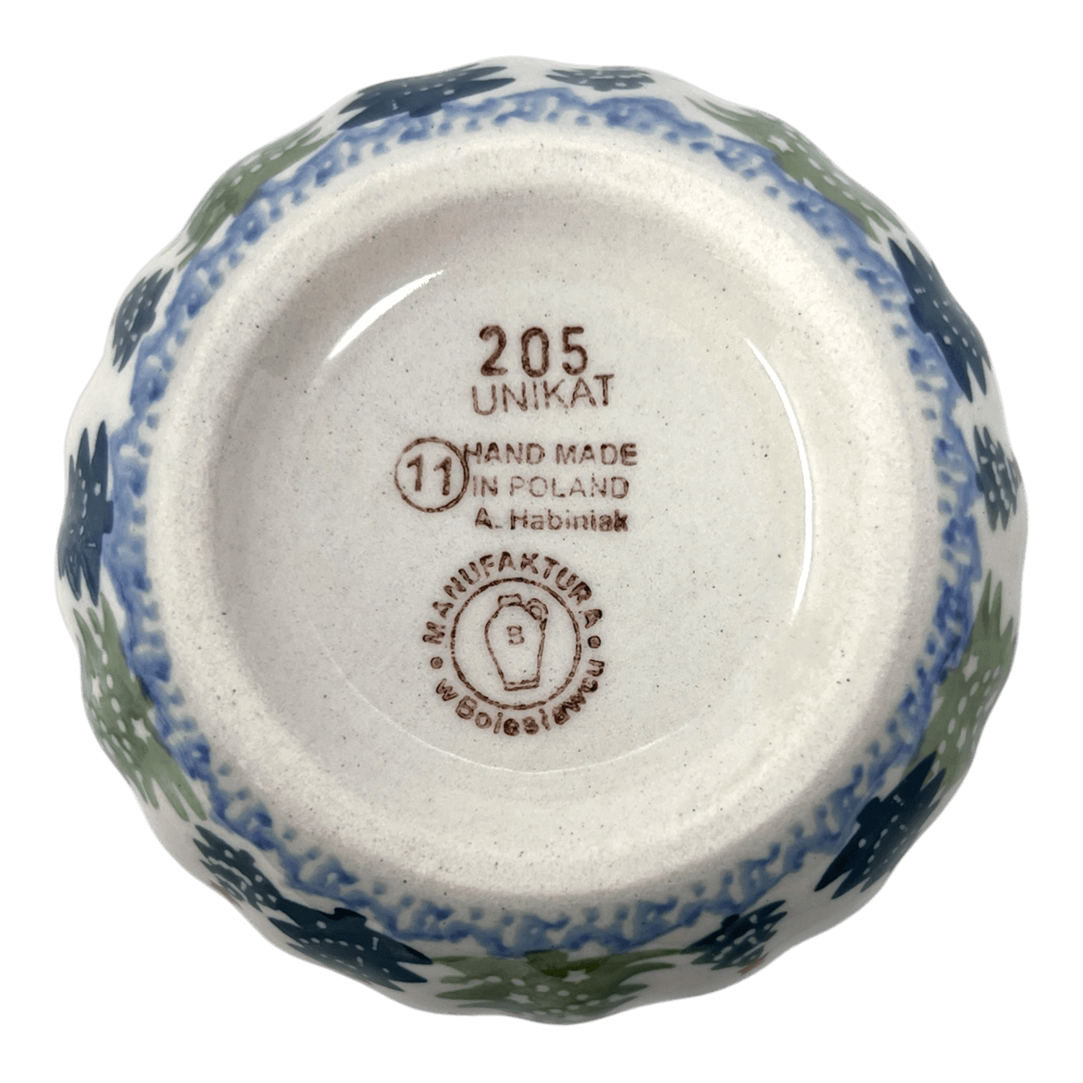 Bowl, Round, 4.5" in "Festive Forest" by Manufaktura | M082U-INS6