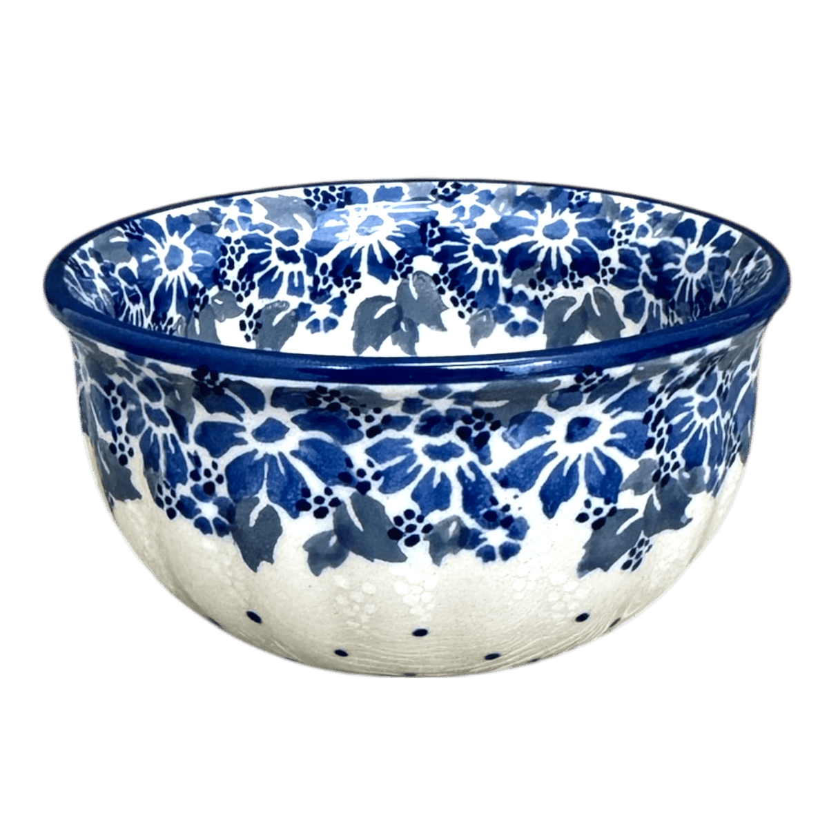 Bowl, Round, 4.5" in "Winter Hibiscus" by Manufaktura | M082U-JZ42