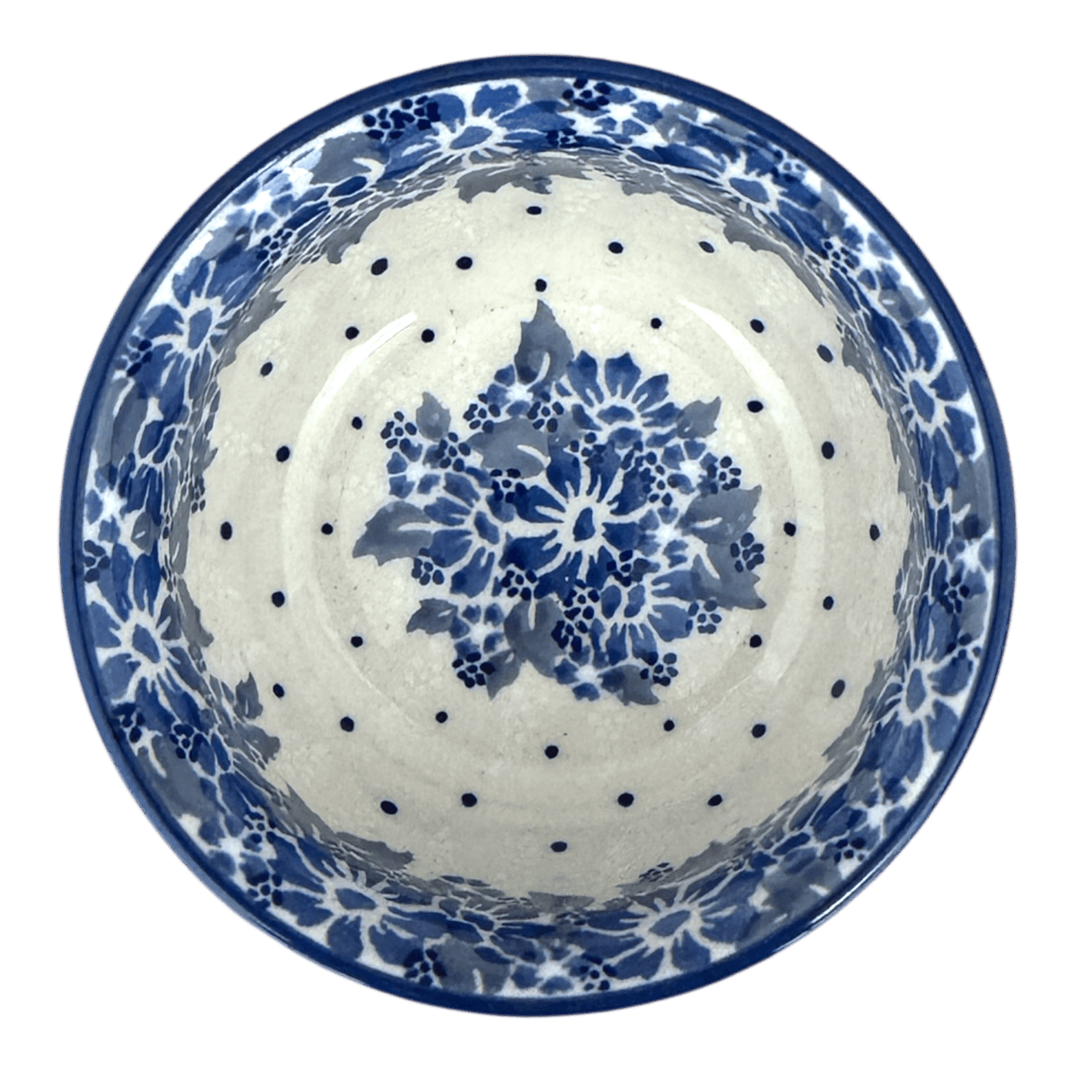 Bowl, Round, 4.5" in "Winter Hibiscus" by Manufaktura | M082U-JZ42