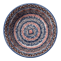 A picture of a Polish Pottery 5.5" Bowl (Sweet Symphony) | M083S-IZ15 as shown at PolishPotteryOutlet.com/products/5-5-bowl-sweet-symphony-m083s-iz15