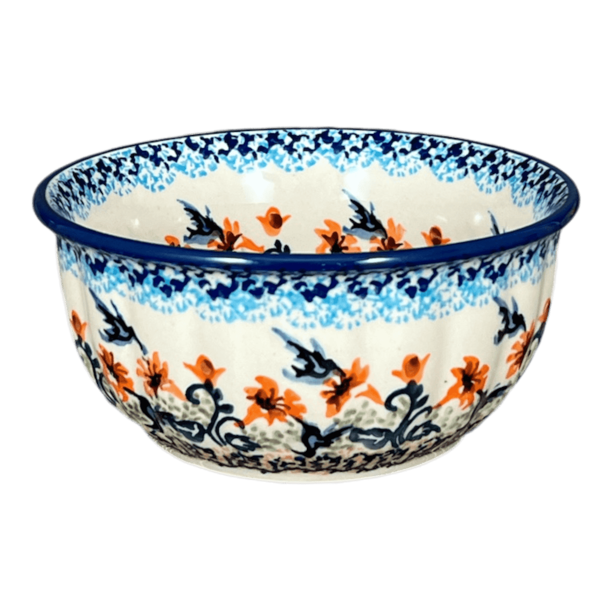 Bowl, Round, 5.5" in "Hummingbird Harvest" by Manufaktura | M083S-JZ35