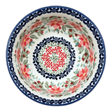 Bowl, Round, 5.5" in "Pink Poinsettia" by Manufaktura | M083S-PS14