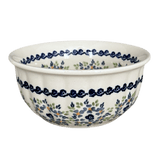 Bowl, Round, 5.5" in "Blue Rose Wreath" by Manufaktura | M083U-P318