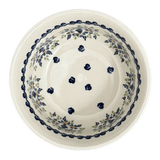 Bowl, Round, 5.5" in "Blue Rose Wreath" by Manufaktura | M083U-P318