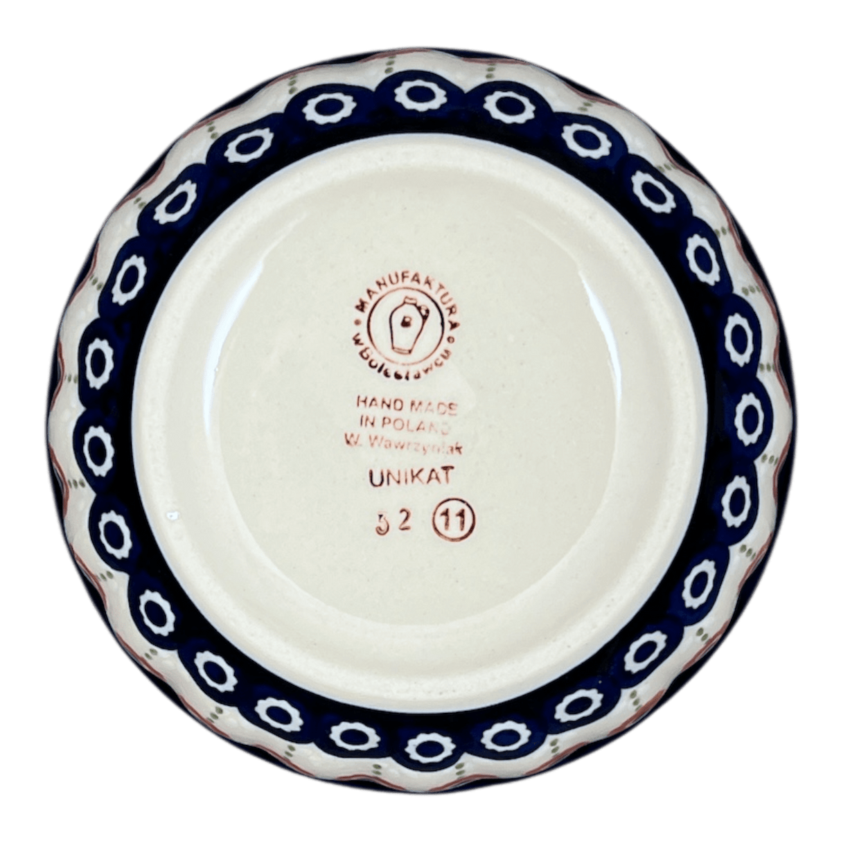 Bowl, Round, 5.5" in "Hearts in Bloom" by Manufaktura | M083U-PS03