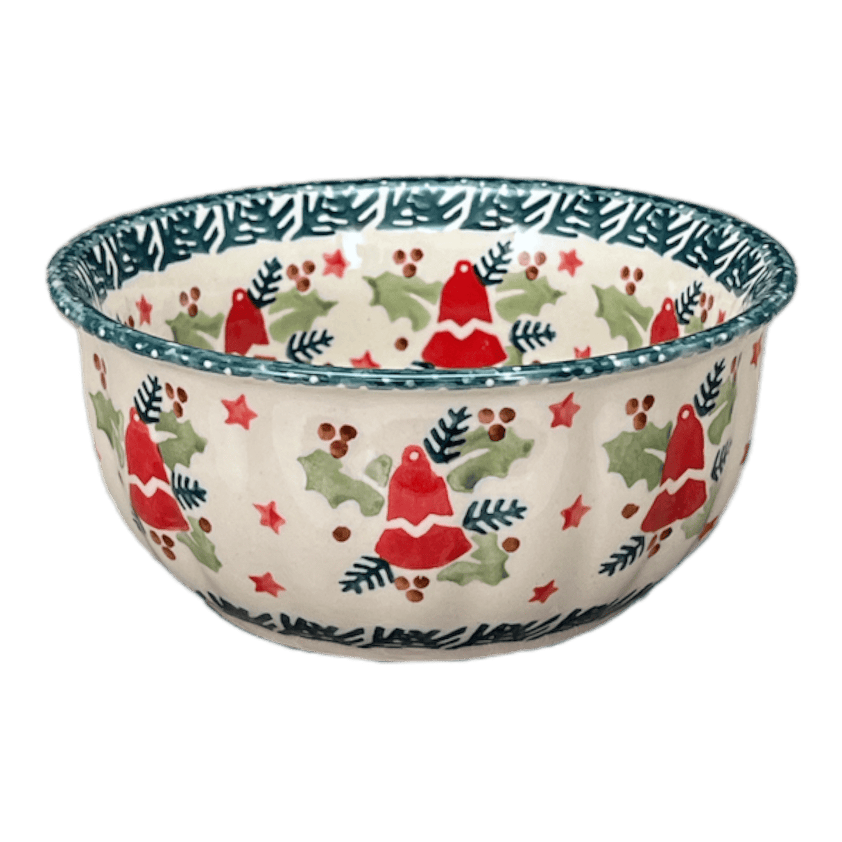 Bowl, Round, 5.5" in "Evergreen Bells" by Manufaktura | M083U-PZDG