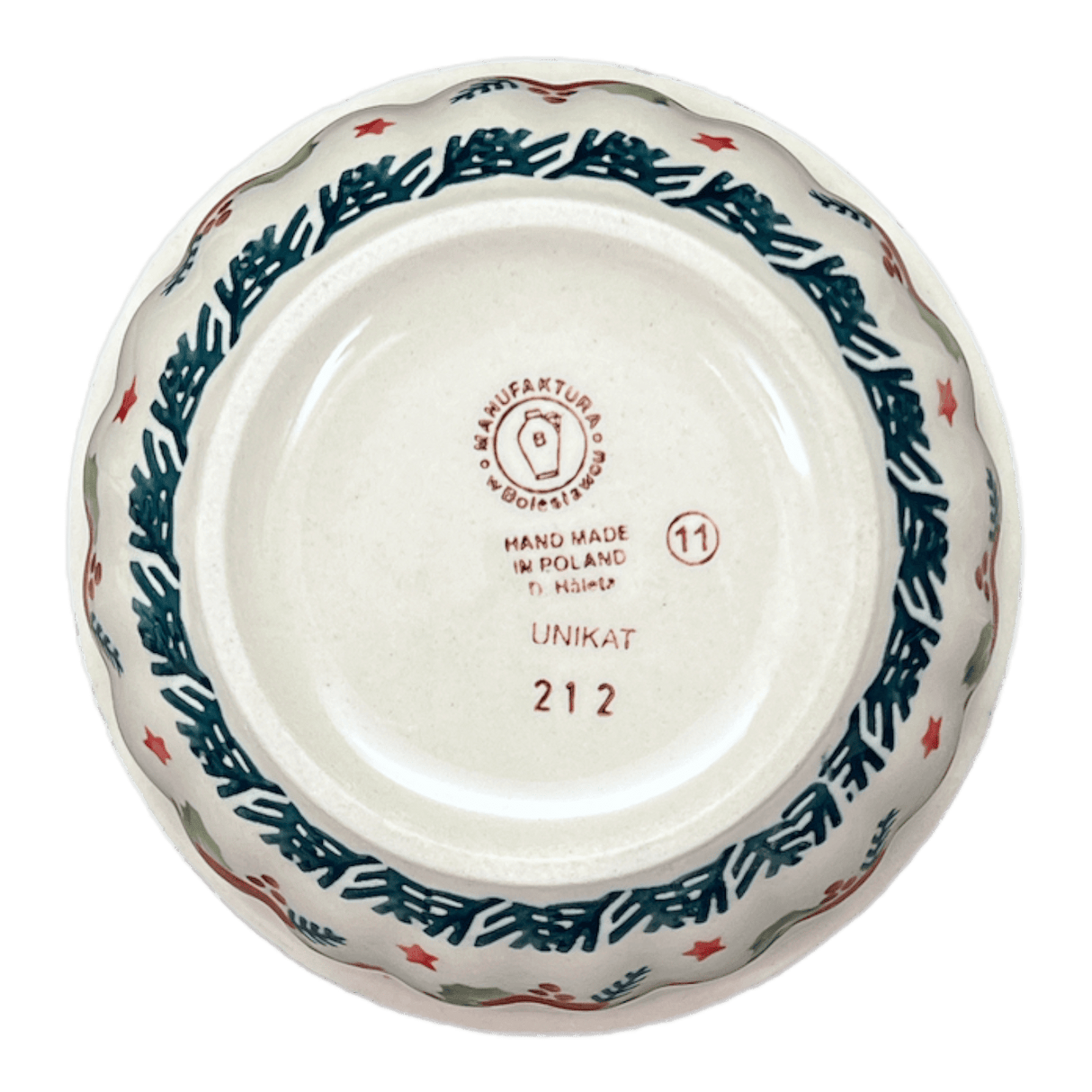 Bowl, Round, 5.5" in "Evergreen Bells" by Manufaktura | M083U-PZDG