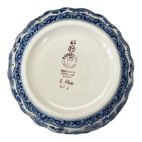 A picture of a Polish Pottery 6.5" Bowl (Blue Life) | M084S-EO39 as shown at PolishPotteryOutlet.com/products/6-5-bowl-blue-life-m084s-eo39