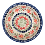 Bowl, Round, 6.5" in "Pink Poinsettia" by Manufaktura | M084S-PS14