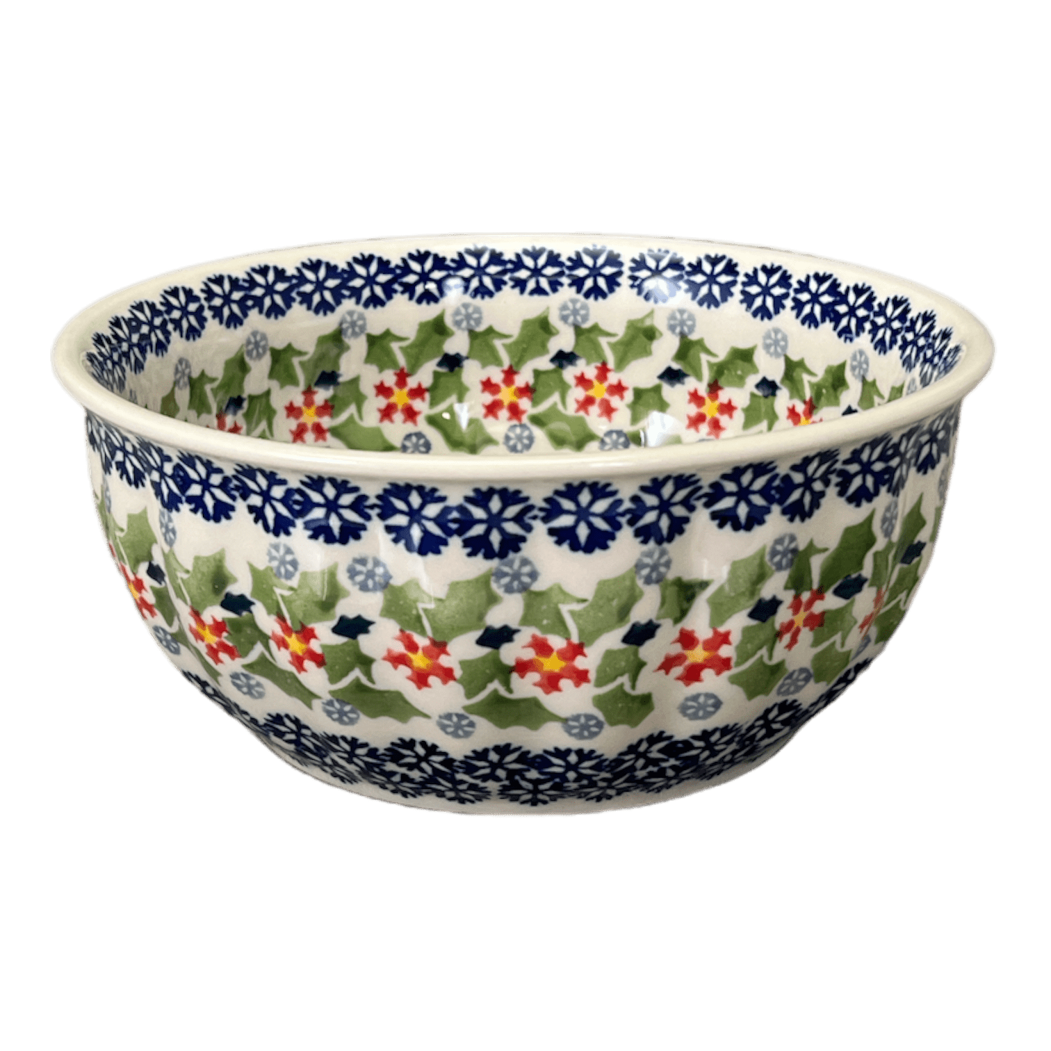 12.5 Extra Large Deep Bowl 8qts - Color Palette Polish Pottery