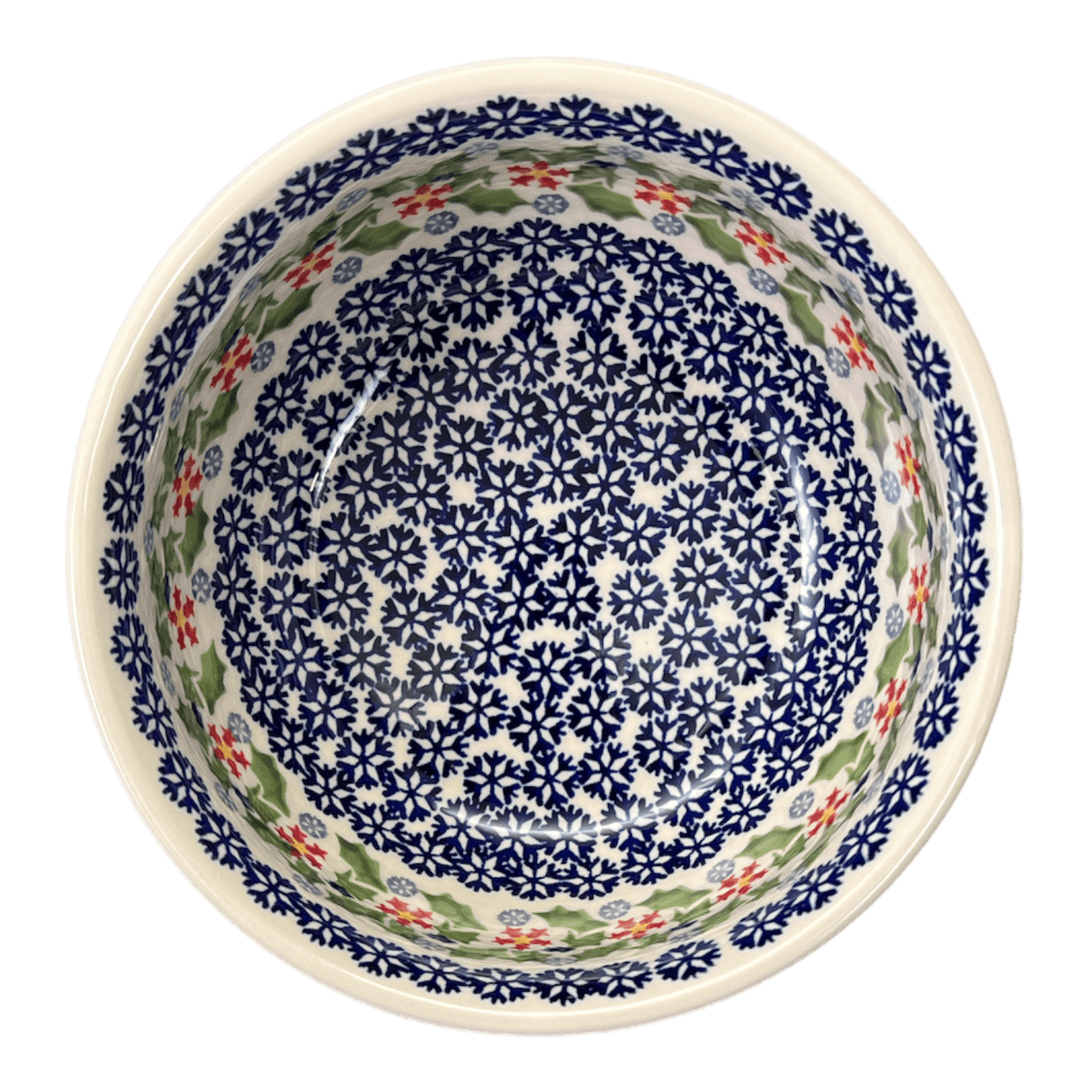 Bowl, Round, 6.5" in "Holly In Bloom" by Manufaktura | M084T-IN13