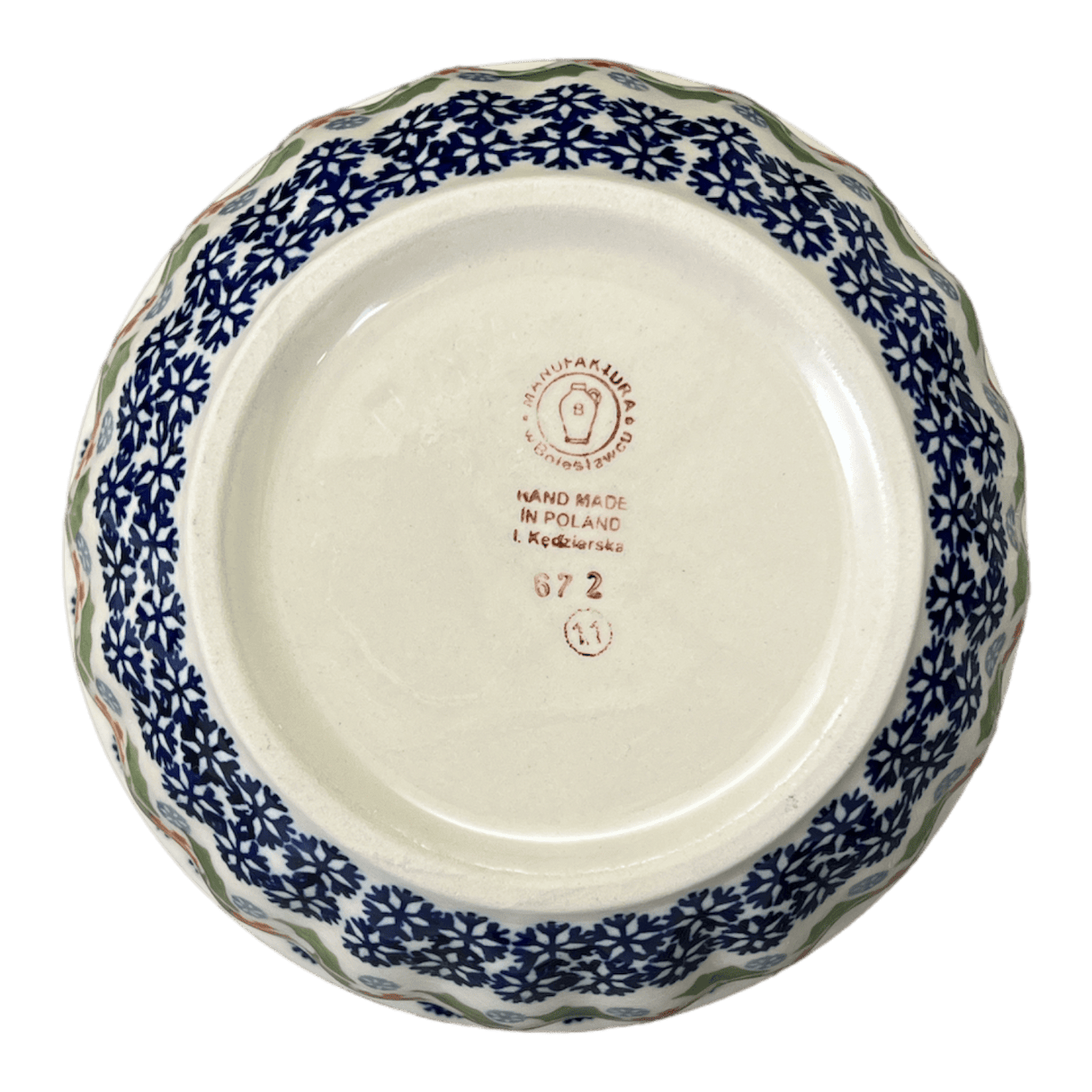 Bowl, Round, 6.5" in "Holly In Bloom" by Manufaktura | M084T-IN13