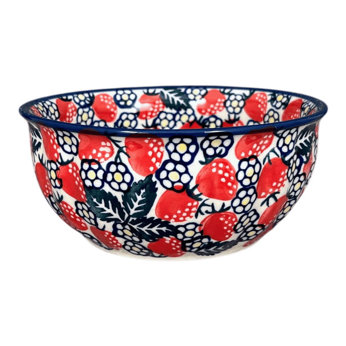 Bowl, Round, 6.5" in "Strawberry Fields" by Manufaktura | M084U-AS59