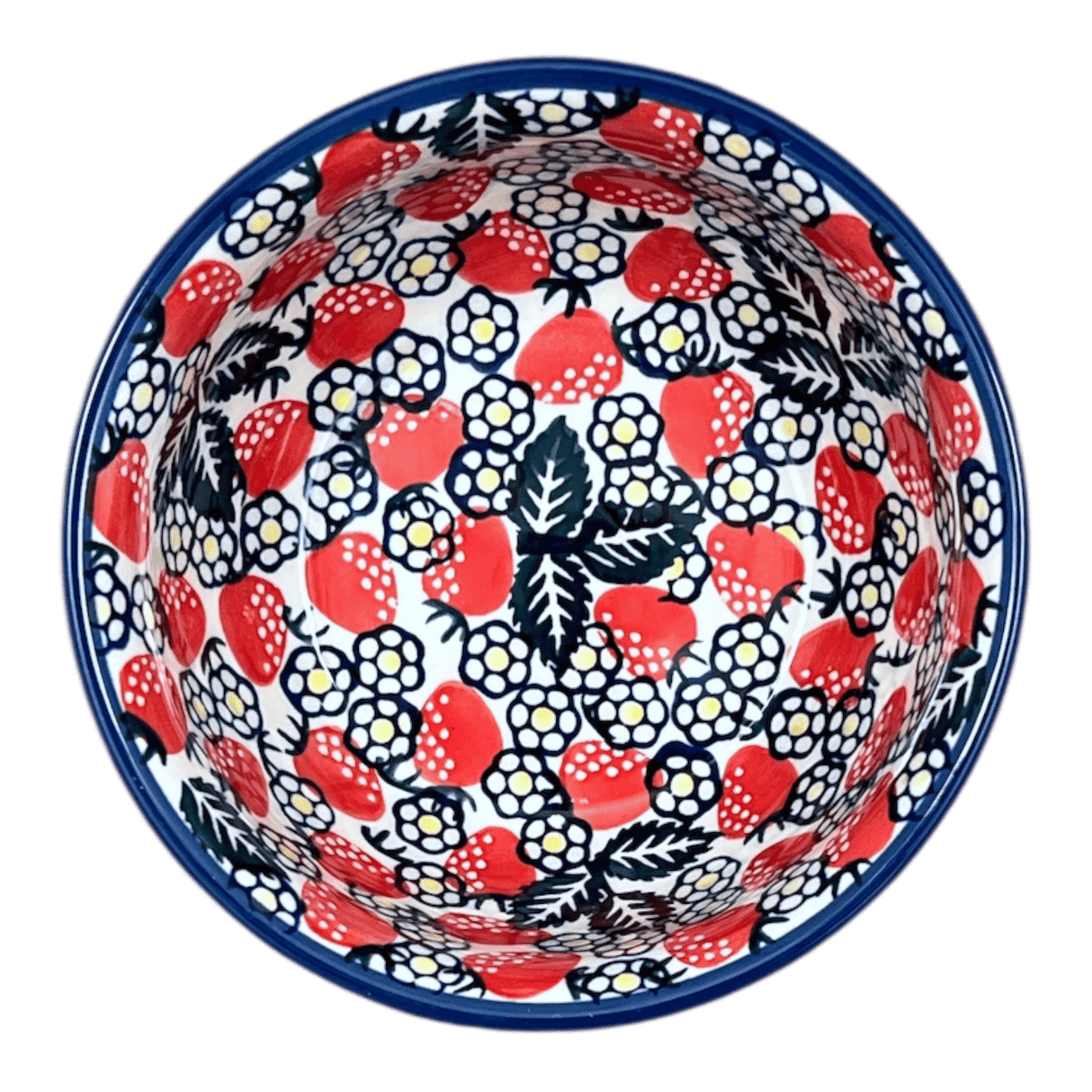 Bowl, Round, 6.5" in "Strawberry Fields" by Manufaktura | M084U-AS59