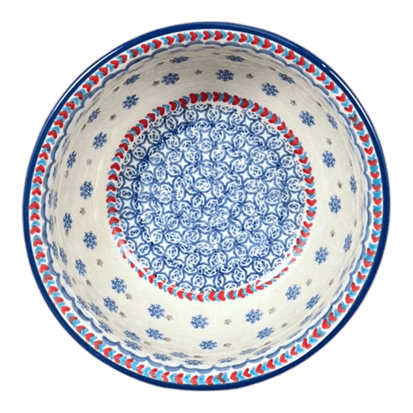 Bowl, Round, 6.5" in "Snowflake Love" by Manufaktura | M084U-PS01