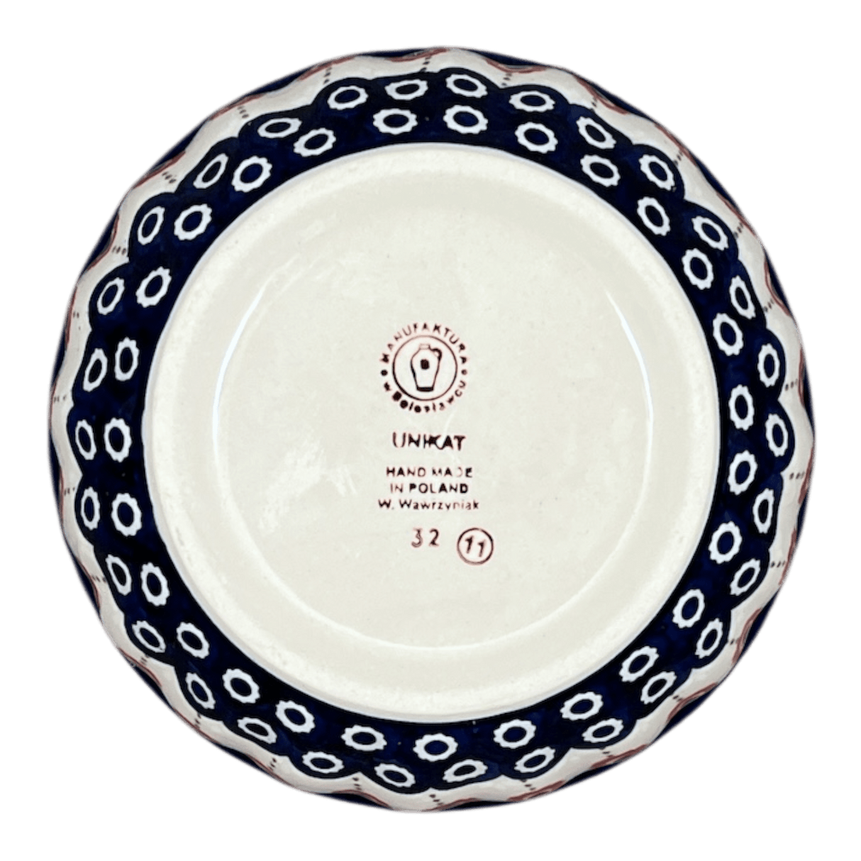 Bowl, Round, 6.5" in "Hearts in Bloom" by Manufaktura | M084U-PS03