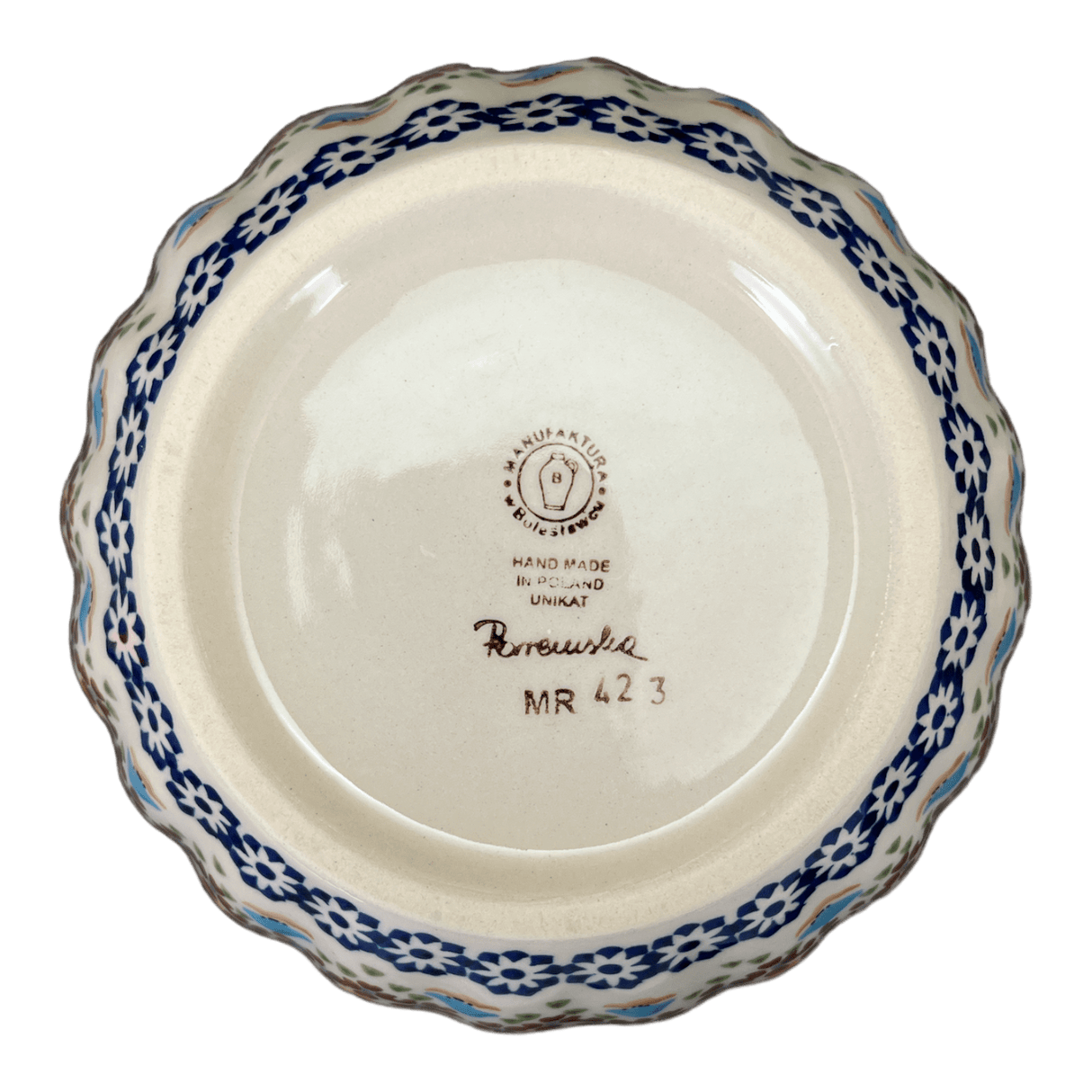 Bowl, Round, 7.75" in "Stellar Celebration" by Manufaktura | M085S-P309