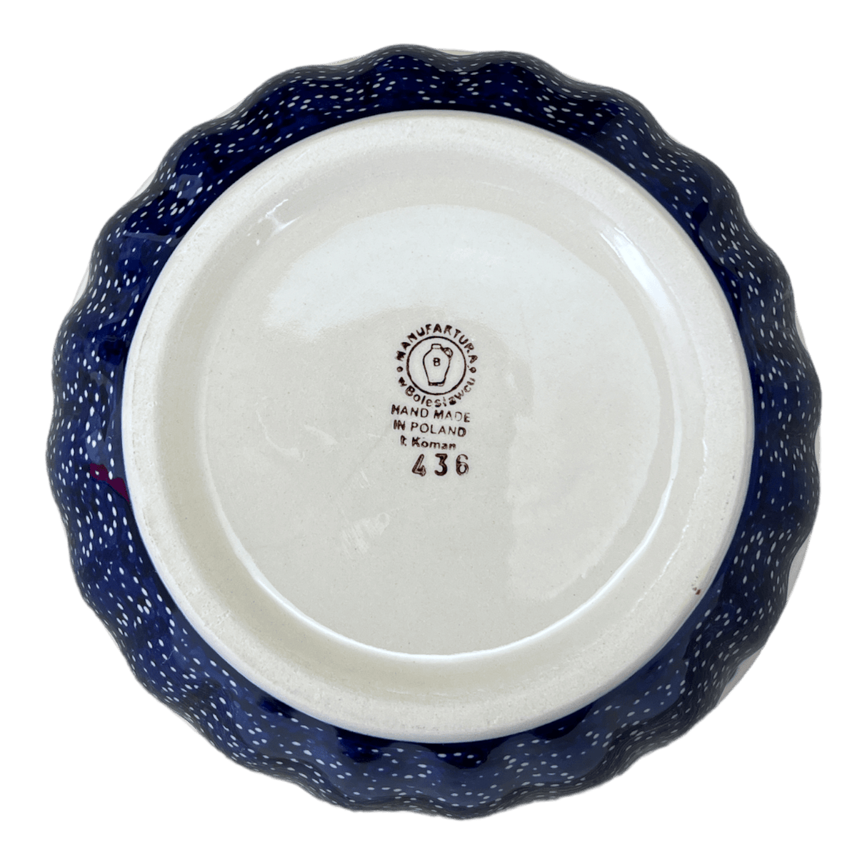 Bowl, Round, 7.75" in "Smooth Sailing" by Manufaktura | M085T-DPMA