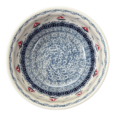 Bowl, Round, 7.75" in "Smooth Seas" by Manufaktura | M085T-DPML