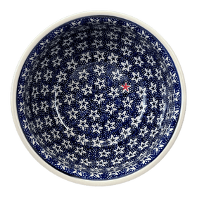 Polish Pottery 7.75" Bowl (Lone Star) | M085T-LG01 Additional Image at PolishPotteryOutlet.com