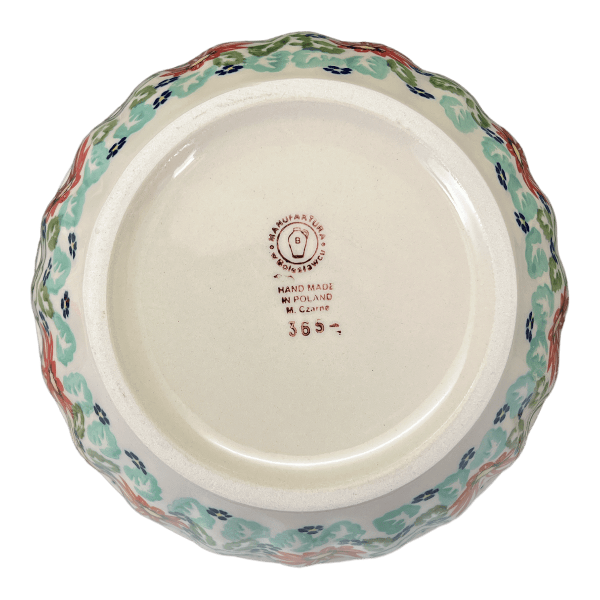 Bowl, Round, 7.75" in "Daisy Crown" by Manufaktura | M085T-MC20