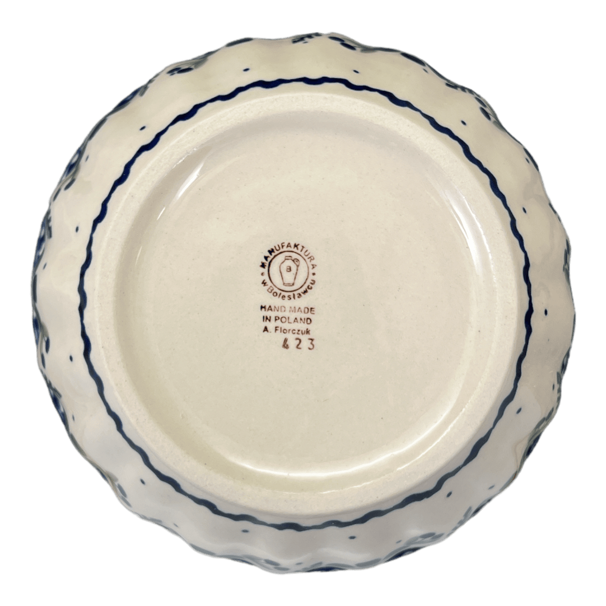 Bowl, Round, 7.75" in "Cornflower" by Manufaktura | M085T-RU