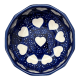 Bowl, Multiangular, 5" in "Sea of Hearts" by Manufaktura | M058T-SEA