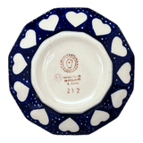 Bowl, Multiangular, 5" in "Sea of Hearts" by Manufaktura | M058T-SEA