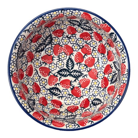 Bowl, Round, 7.75" in "Strawberry Fields" by Manufaktura | M085U-AS59