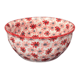 Bowl, Round, 7.75" in "Scarlet Daisy" by Manufaktura | M085U-AS73